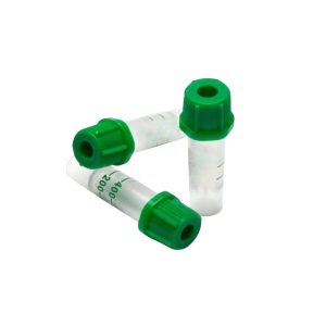 Vacusera Yeşil Kapak Lityum Heparinli 0,5 ml (Biyokimya Tüpü) (Pakette 50 Adet)